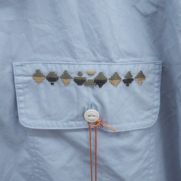 NWT Howler Bros Shores Club Shirt Niagara Mens Blue Button Up Short Sleeve XL - Picture 5 of 12